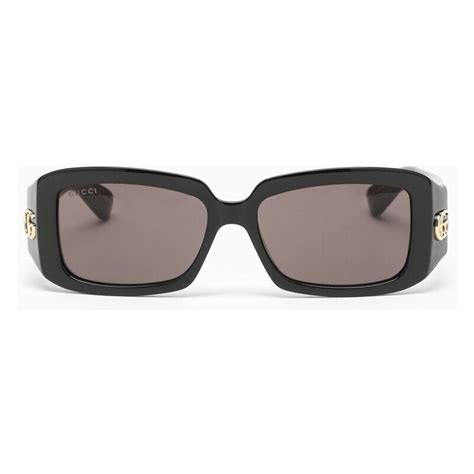 occhiali da sole gucci neri rettangolari|Gucci Eyewear Occhiali Da Sole Rettangolari .